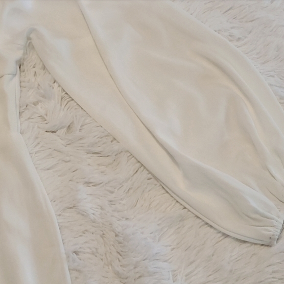 Princess Polly Lillie Long Balloon Sleeve Mini Dress Engagement Womens Size 2 - Picture 5 of 9